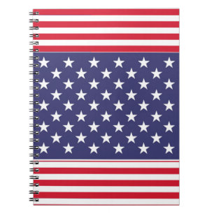 Amerikaanse vlag notitieboek