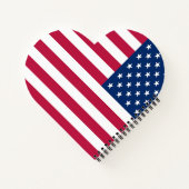 Amerikaanse vlag notitieboek (Achterkant)