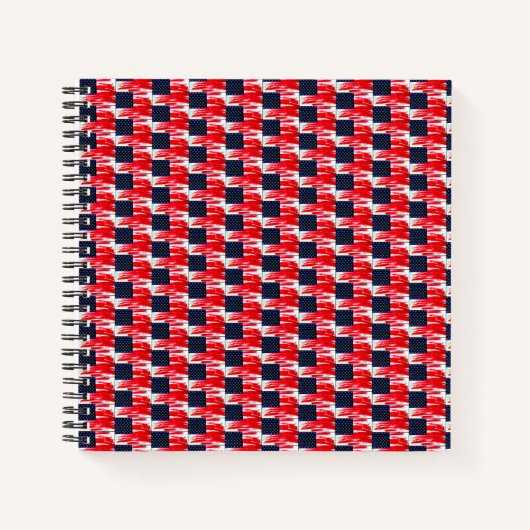 Amerikaanse vlag notitieboek (Voorkant)