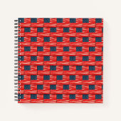 Amerikaanse vlag notitieboek (Voorkant)