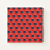 Amerikaanse vlag notitieboek (Achterkant)