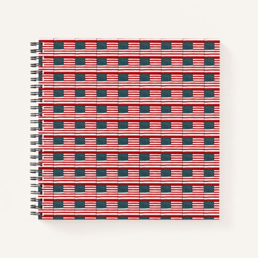 Amerikaanse vlag notitieboek (Voorkant)