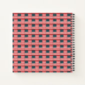 Amerikaanse vlag notitieboek (Achterkant)