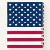 Amerikaanse vlag notitieboek (Achterkant)