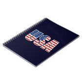  Amerikaanse vlag Notitieboek (Linkerzijde)