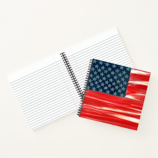 Amerikaanse vlag notitieboek (Binnen)