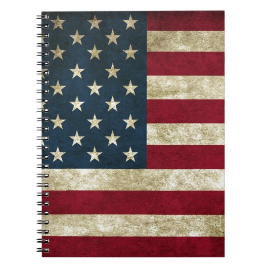  Amerikaanse vlag Notitieboek (Voorkant)