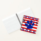 Amerikaanse vlag notitieboek (Binnen)