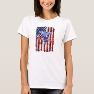 Amerikaanse vlag Nurse T-Shirt