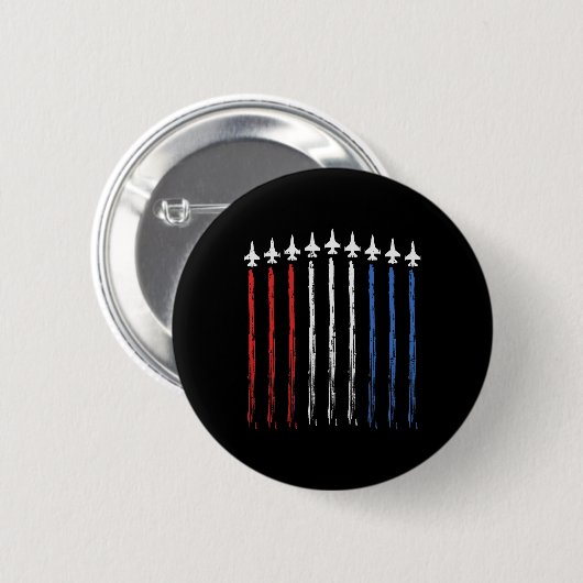 Amerikaanse Vlag Onafhankelijkheid 4 juli Patriot Ronde Button 5,7 Cm (Voorkant /achterkant)