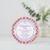 Amerikaanse Vlag Onafhankelijkheidsdag Rood, Wit,  Kaart (Staand voorkant)