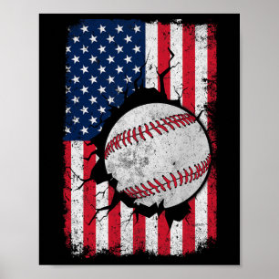 Amerikaanse vlag Onafhankelijkheidsdag Verkoop 4e Poster