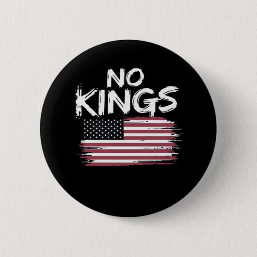 Amerikaanse Vlag Ondersteboven Gedistresseerd Geen Ronde Button 5,7 Cm (Voorkant)