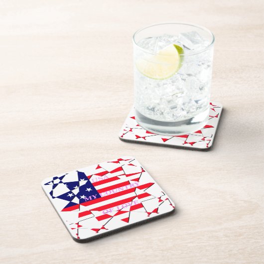 Amerikaanse vlag onderzetter (Rechterzijde)