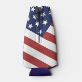 Amerikaanse vlag ontwerp. flesjeskoeler (Achterkant)