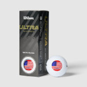 Amerikaanse Vlag Ontwerp Golfballen (Verpakking)