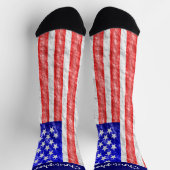 Amerikaanse Vlag Ontwerp Sokken (Top)