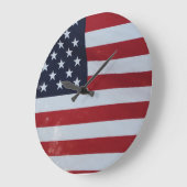 Amerikaanse vlag ontworpen klok. grote klok (Hoek)