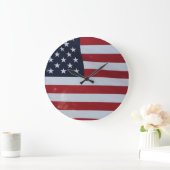 Amerikaanse vlag ontworpen klok. grote klok (Huis)