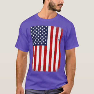 Amerikaanse vlag op 4 juli Amerikaanse Red White S T-shirt