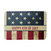  Amerikaanse vlag op 4 juli Badmat (Voorkant)