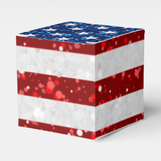 Amerikaanse vlag op 4 juli bedankdoosjes