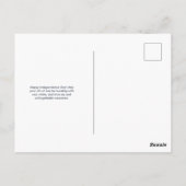 Amerikaanse vlag op 4 juli Briefkaart (Achterkant)