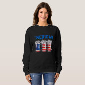 Amerikaanse vlag op 4 juli Drink ee Trui (Voorkant volledig)