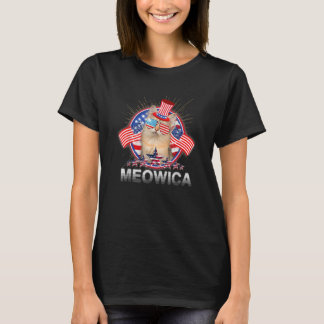 Amerikaanse vlag op 4 juli jl. t-shirt