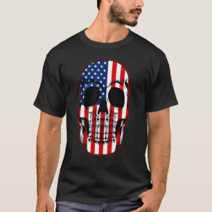 Amerikaanse vlag op 4 juli jongstleden roetvlek t-shirt