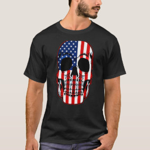 Amerikaanse vlag op 4 juli jongstleden roetvlek t-shirt