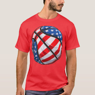 Amerikaanse vlag op 4 juli Kinder jongens T-shirt