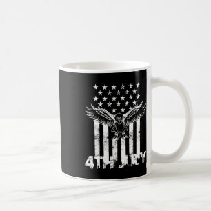 Amerikaanse vlag op 4 juli onafhankelijkheidsdag P Koffiemok