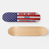 Amerikaanse vlag op 4 juli: Onafhankelijkheidsskat Persoonlijk Skateboard (Horizontaal)
