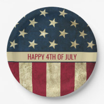 Amerikaanse vlag op 4 juli