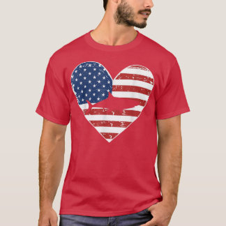 Amerikaanse vlag op 4 juli Shark Dad Ma Sh T-shirt