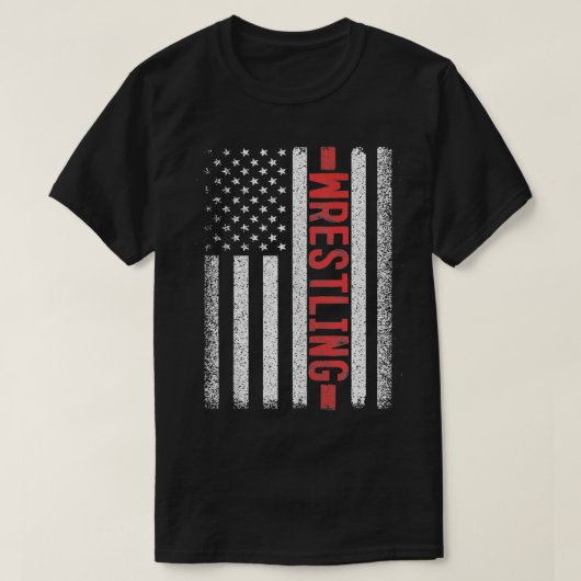 Amerikaanse vlag op 4 juli t-shirt (Design voorkant)