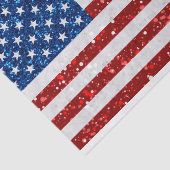 Amerikaanse vlag op 4 juli tissuepapier (Detail)
