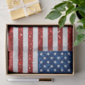 Amerikaanse vlag op 4 juli tissuepapier (Geschenk)