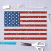 Amerikaanse vlag op 4 juli tissuepapier (Craft)