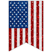 Amerikaanse vlag op 4 juli vlaggetjes (Eerste vlag)