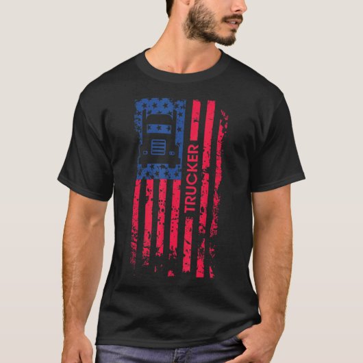 Amerikaanse vlag op 4 juli VS t.b.v. T-shirt (Voorkant)