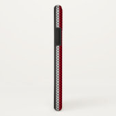 Amerikaanse vlag op afdruk van koolstofvezelstijl Case-Mate iPhone case (Achterkant/rechts)