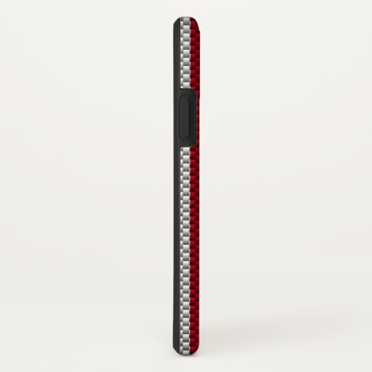 Amerikaanse vlag op afdruk van koolstofvezelstijl Case-Mate iPhone case (Achterkant/rechts)