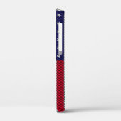 Amerikaanse vlag op afdruk van koolstofvezelstijl Case-Mate iPhone case (Achterkant / Links)