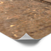  Amerikaanse vlag op antiqued achtergrond Poster (Hoek)