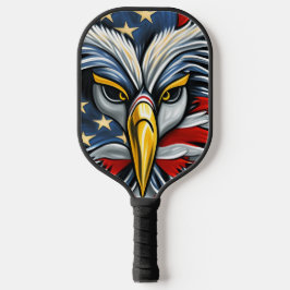 Amerikaanse vlag op Bald Eagle Pickleball Paddle