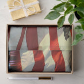 Amerikaanse vlag op Bald Eagle Tissuepapier (Geschenk)