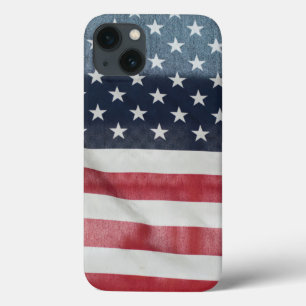 Amerikaanse vlag op de beurs van Sussex iPhone 13 Hoesje