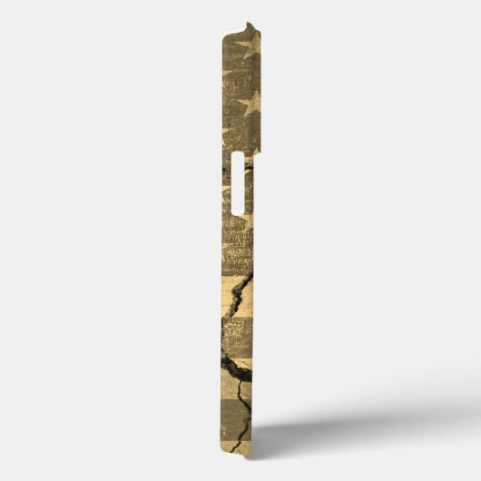 Amerikaanse vlag op de muur Case-Mate iPhone case (Achterkant / Rechts)